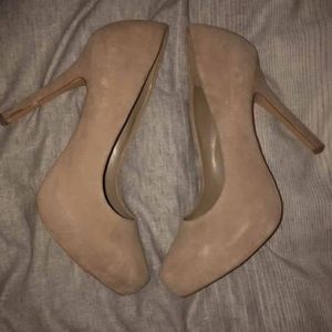 Tan Suede Heels